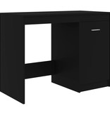 VidaXL Bureau 140x50x76 cm spaanplaat zwart