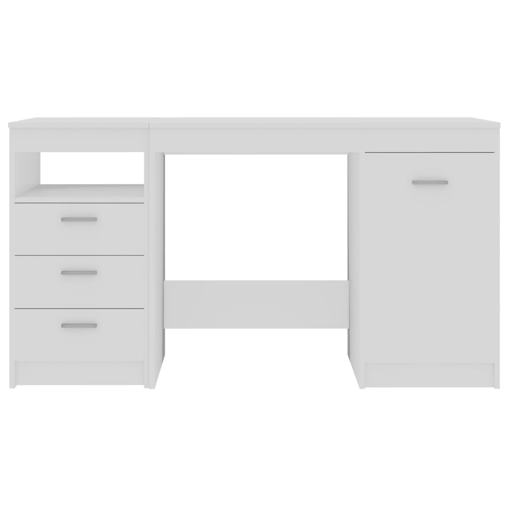 VidaXL Bureau 140x50x76 cm spaanplaat wit