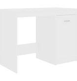 VidaXL Bureau 140x50x76 cm spaanplaat wit