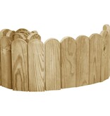 VidaXL Gazonranden 2 st 120 cm geïmpregneerd grenenhout