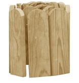 VidaXL Gazonranden 2 st 120 cm geïmpregneerd grenenhout