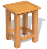 VidaXL Bijzettafels 2 st 27x24x37 cm massief eikenhout