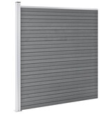VidaXL Schutting 1737x186 cm HKC grijs