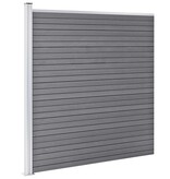 VidaXL Schutting 1391x186 cm HKC grijs