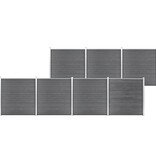 VidaXL Schutting 1218x186 cm HKC grijs