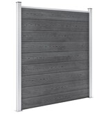 VidaXL Schutting 1218x186 cm HKC grijs