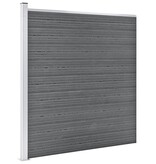 VidaXL Schutting 1045x186 cm HKC grijs