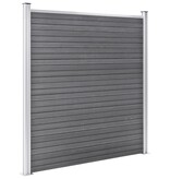 VidaXL Schutting 1045x186 cm HKC grijs