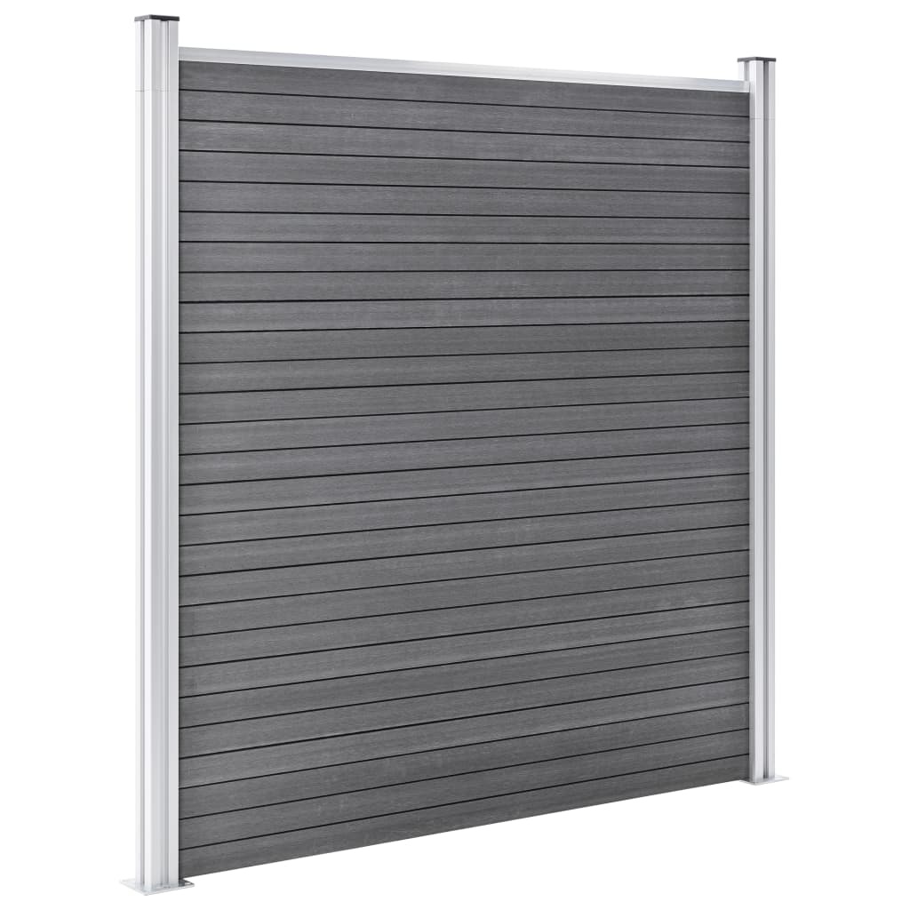 VidaXL Schutting 1045x186 cm HKC grijs