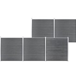 VidaXL Schutting 872x186 cm HKC grijs