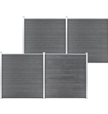 VidaXL Schutting 699x186 cm HKC grijs