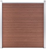 VidaXL Schutting 1564x186 cm HKC bruin