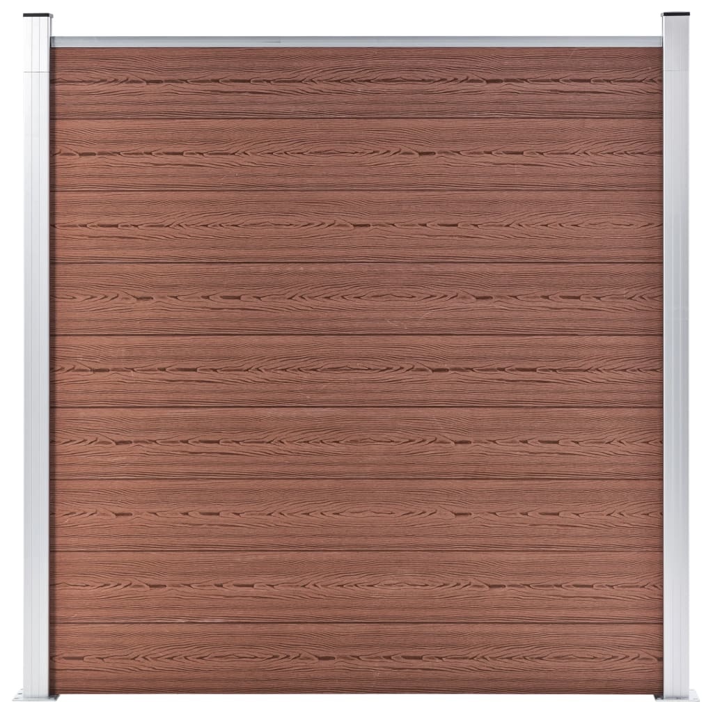 VidaXL Schutting 1564x186 cm HKC bruin
