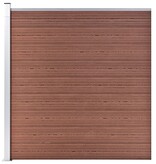 VidaXL Schutting 1564x186 cm HKC bruin