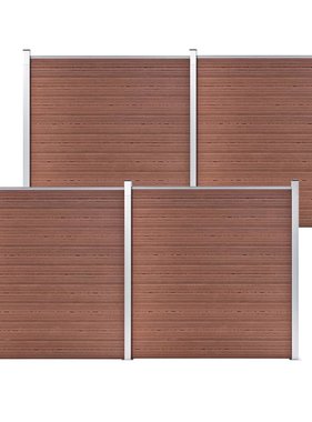 VidaXL Schutting 699x186 cm HKC bruin