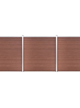 VidaXL Schutting 526x186 cm HKC bruin