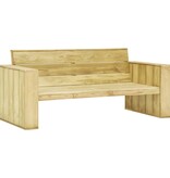VidaXL 3-delige Loungeset geïmpregneerd grenenhout