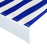 vidaXL Luifel gemotoriseerd 350x250 cm blauw en wit