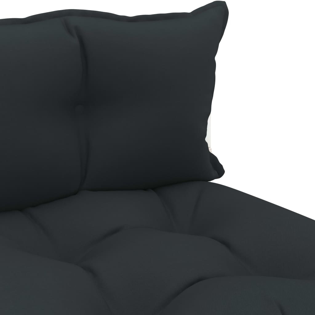 VidaXL Tuinmiddenbank met antracietkleurige kussens pallet hout