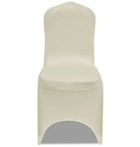 VidaXL Stoelhoezen stretch 30 st crème