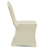 VidaXL Stoelhoezen stretch 30 st crème