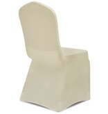 VidaXL Stoelhoezen stretch 24 st crème