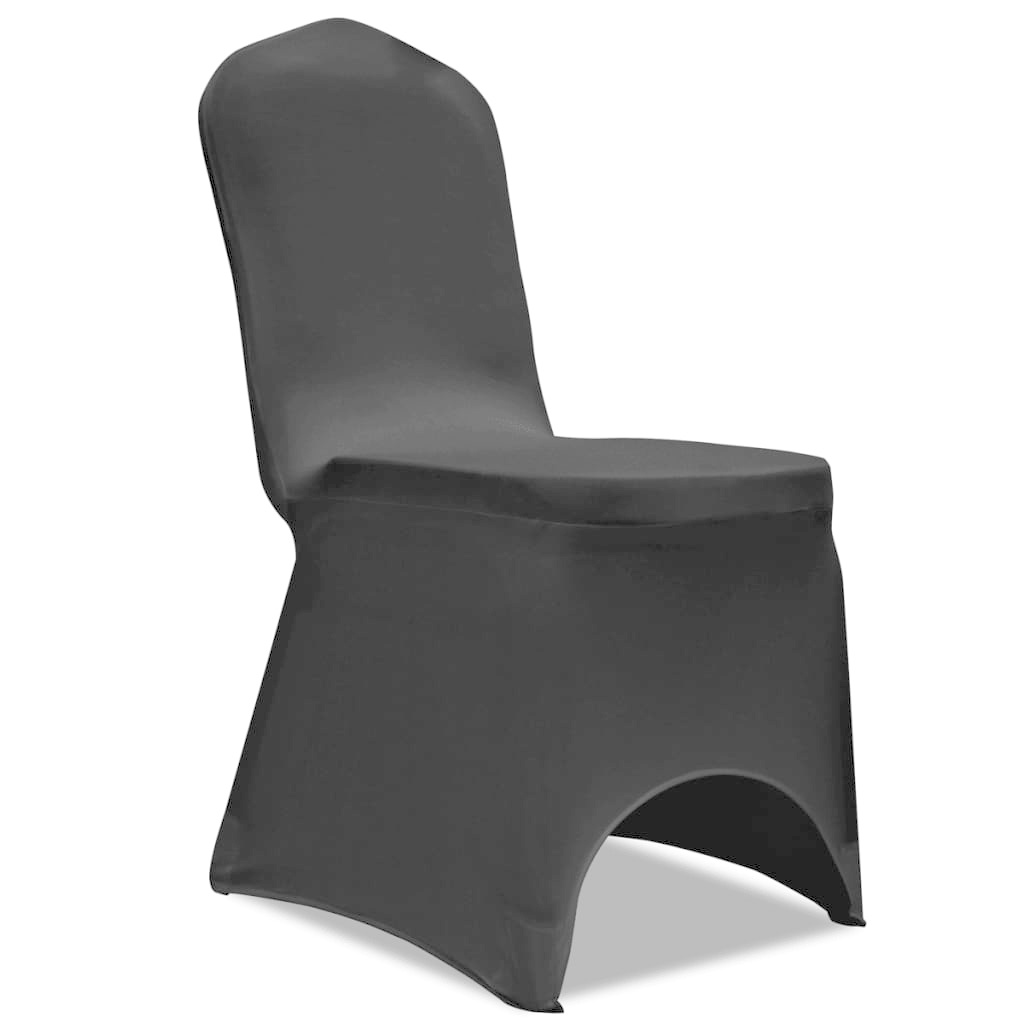 VidaXL Stoelhoezen stretch 30 st zwart