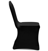 VidaXL Stoelhoezen stretch 24 st zwart