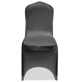 VidaXL Stoelhoezen  stretch 18 st zwart