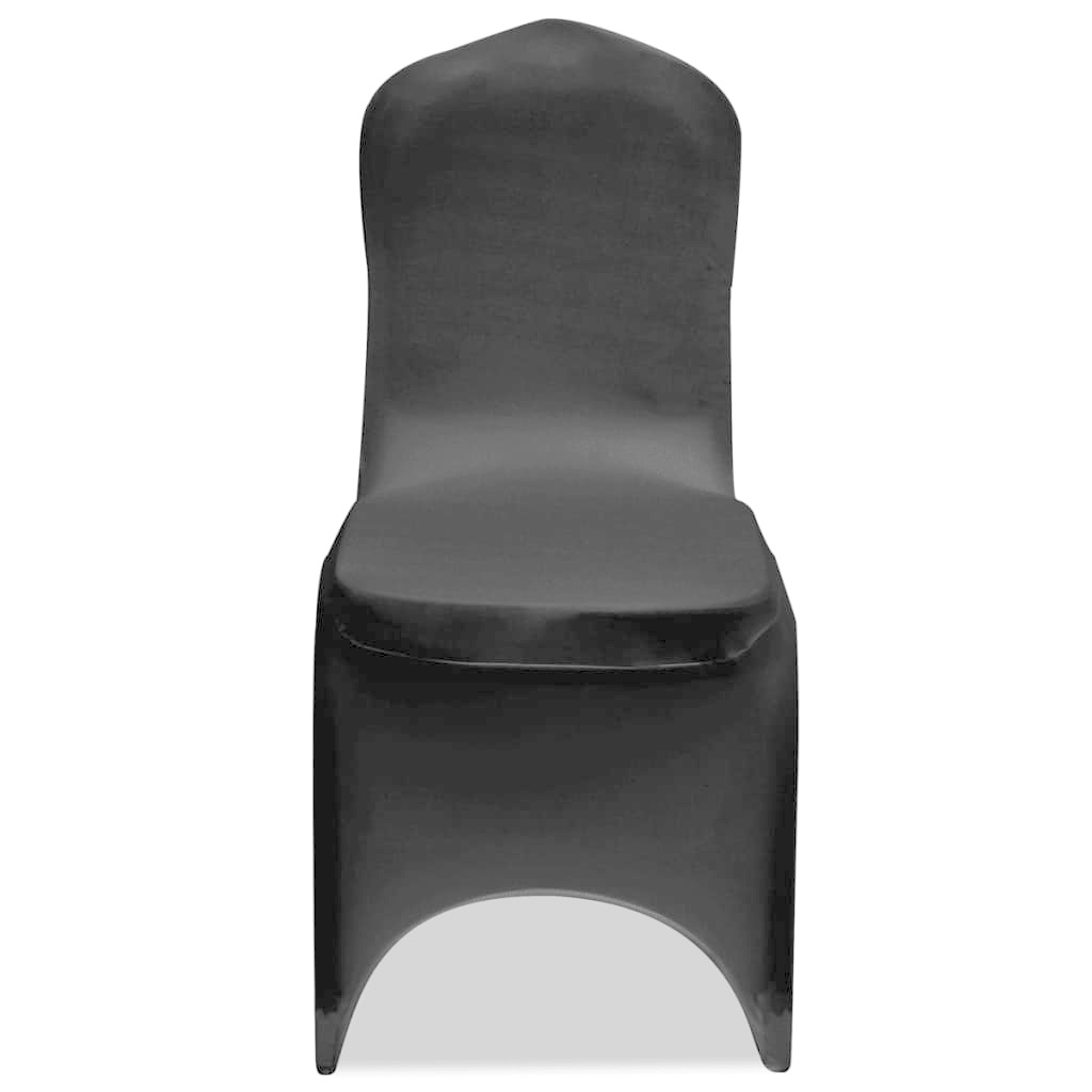 VidaXL Stoelhoezen  stretch 18 st zwart