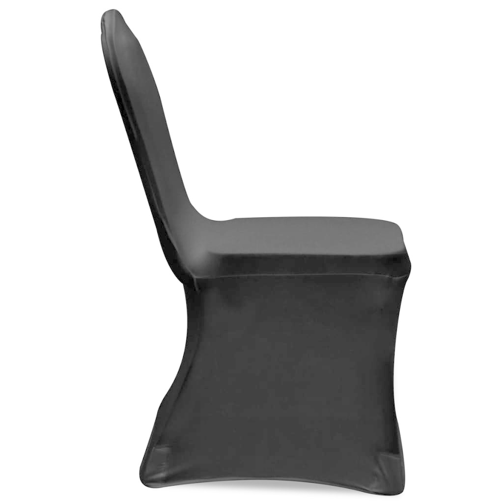 VidaXL Stoelhoezen  stretch 18 st zwart