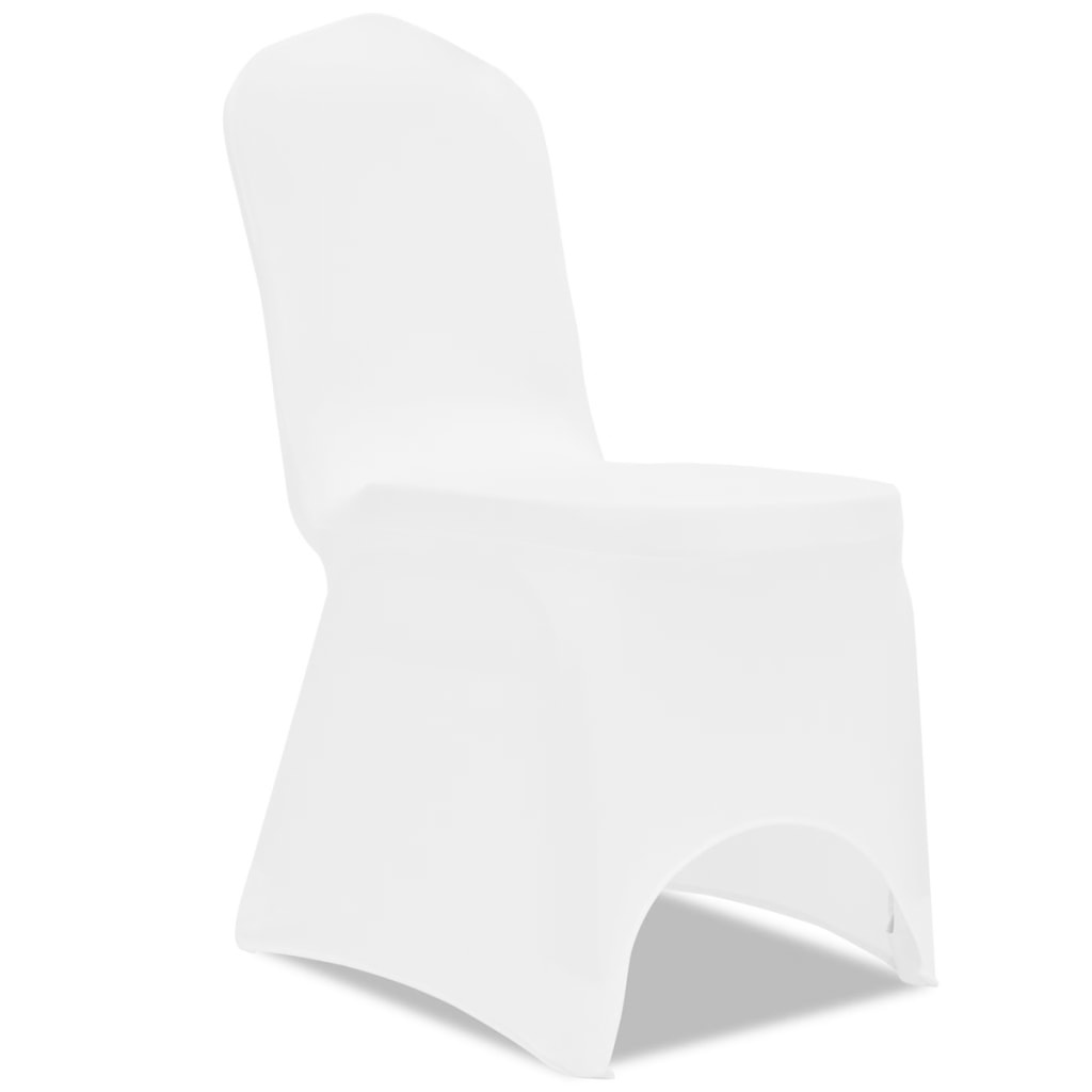 VidaXL Stoelhoezen stretch 30 st wit