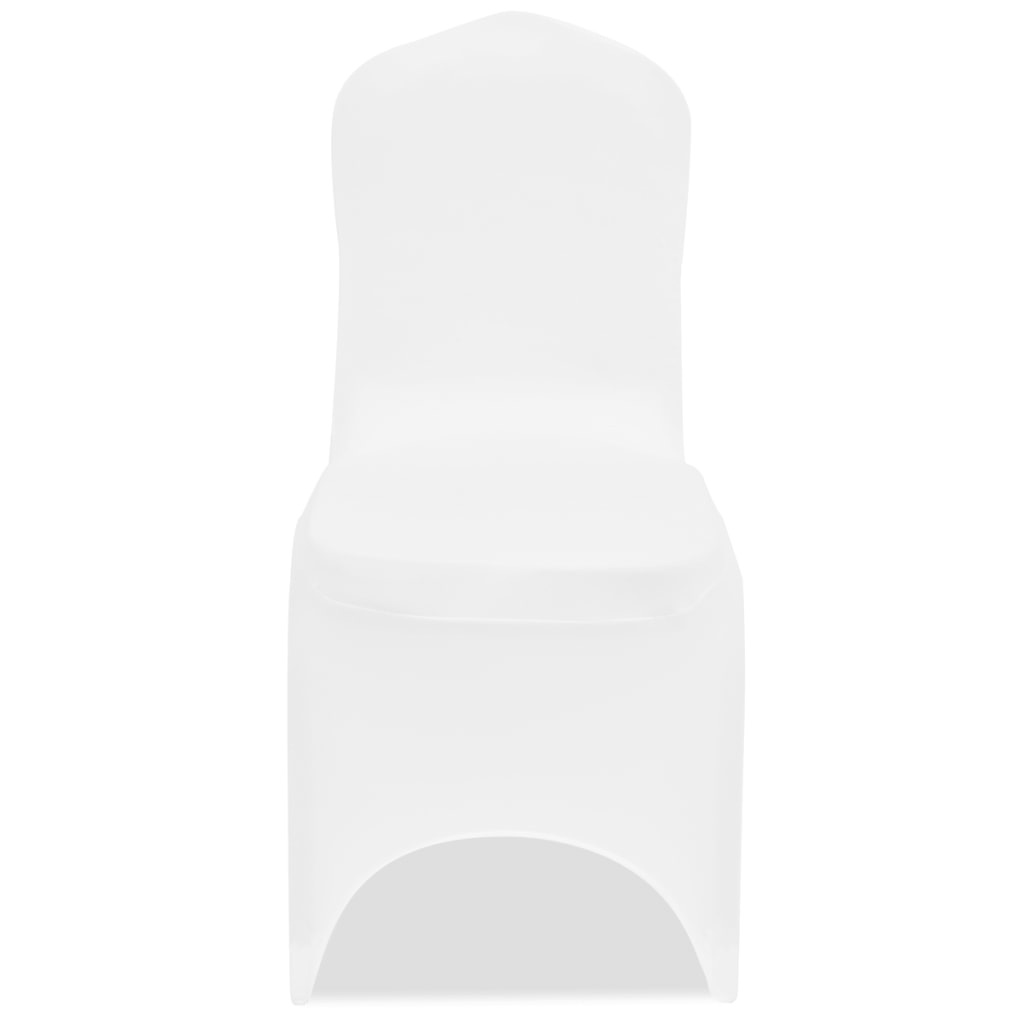 VidaXL Stoelhoezen stretch 30 st wit