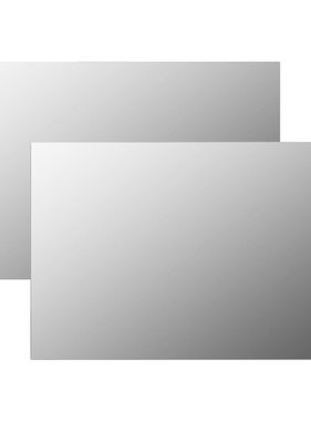 VidaXL Wandspiegels 2 st rechthoekig 60x40 cm glas