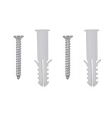 VidaXL Wandspiegels 2 st vierkant 40x40 cm glas