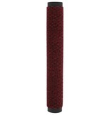 VidaXL Droogloopmatten 2 st rechthoekig getuft 120x180 cm rood