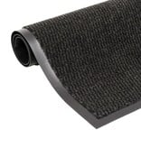 VidaXL Droogloopmatten 2 st rechthoekig getuft 120x180 cm zwart