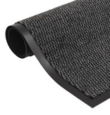 VidaXL Droogloopmatten 2 st rechthoekig getuft 120x180 cm antraciet