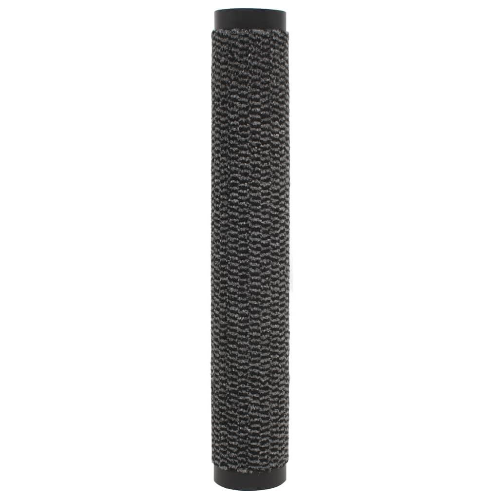VidaXL Droogloopmatten 2 st rechthoekig getuft 120x180 cm antraciet