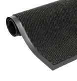 VidaXL Droogloopmatten 2 st rechthoekig getuft 90x150 cm zwart