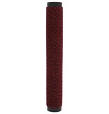 VidaXL Droogloopmatten 2 st rechthoekig getuft 80x120 cm rood