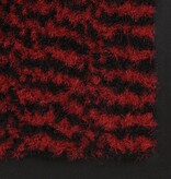 VidaXL Droogloopmatten 2 st rechthoekig getuft 80x120 cm rood