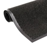 VidaXL Droogloopmatten 2 st rechthoekig getuft 80x120 cm zwart