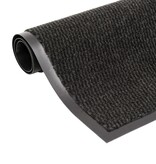 VidaXL Droogloopmatten 2 st rechthoekig getuft 40x60 cm zwart