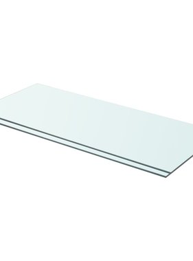 vidaXL Schappen 2 st 70x30 cm glas transparant