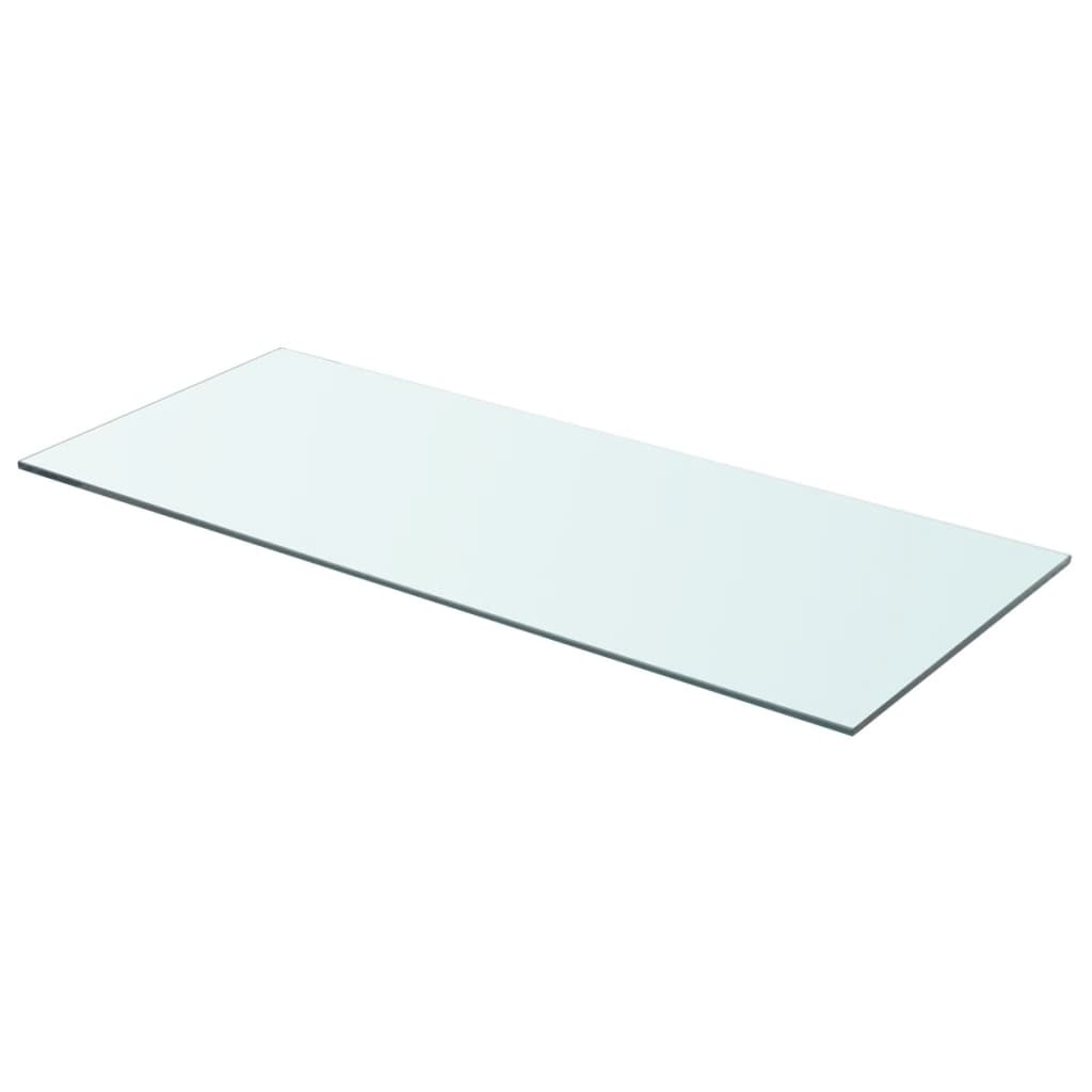 vidaXL Schappen 2 st 70x30 cm glas transparant