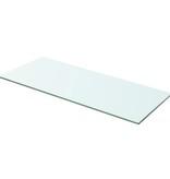 vidaXL Schappen 2 st 60x20 cm glas transparant