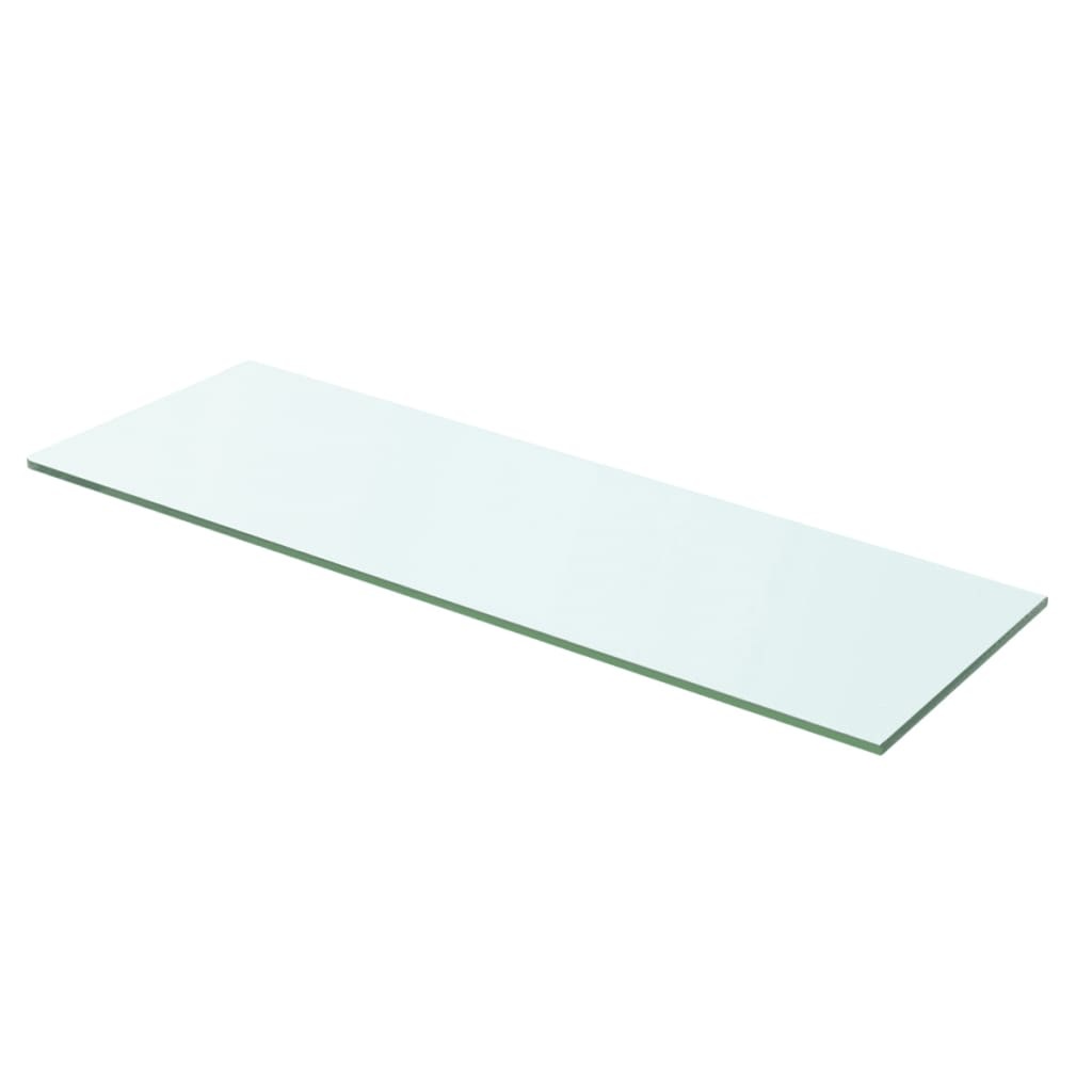 vidaXL Schappen 2 st 60x15 cm glas transparant