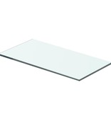 vidaXL Schappen 2 st 40x15 cm glas transparant