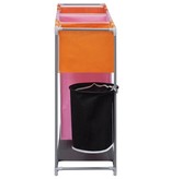 VidaXL 3-delige Wassorteerders 2 st met wasmand